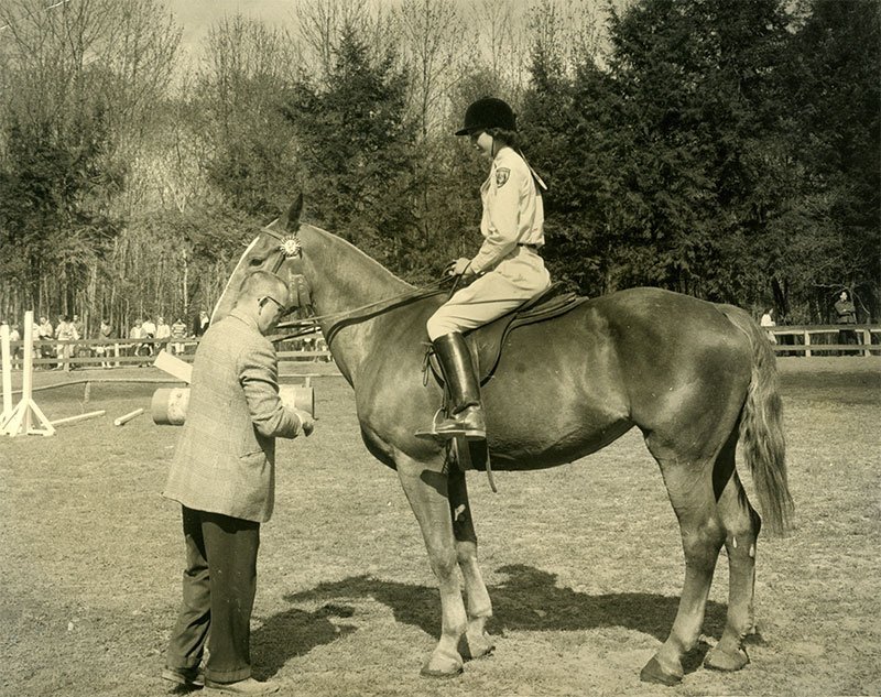 Marilyn Payne as a teenager