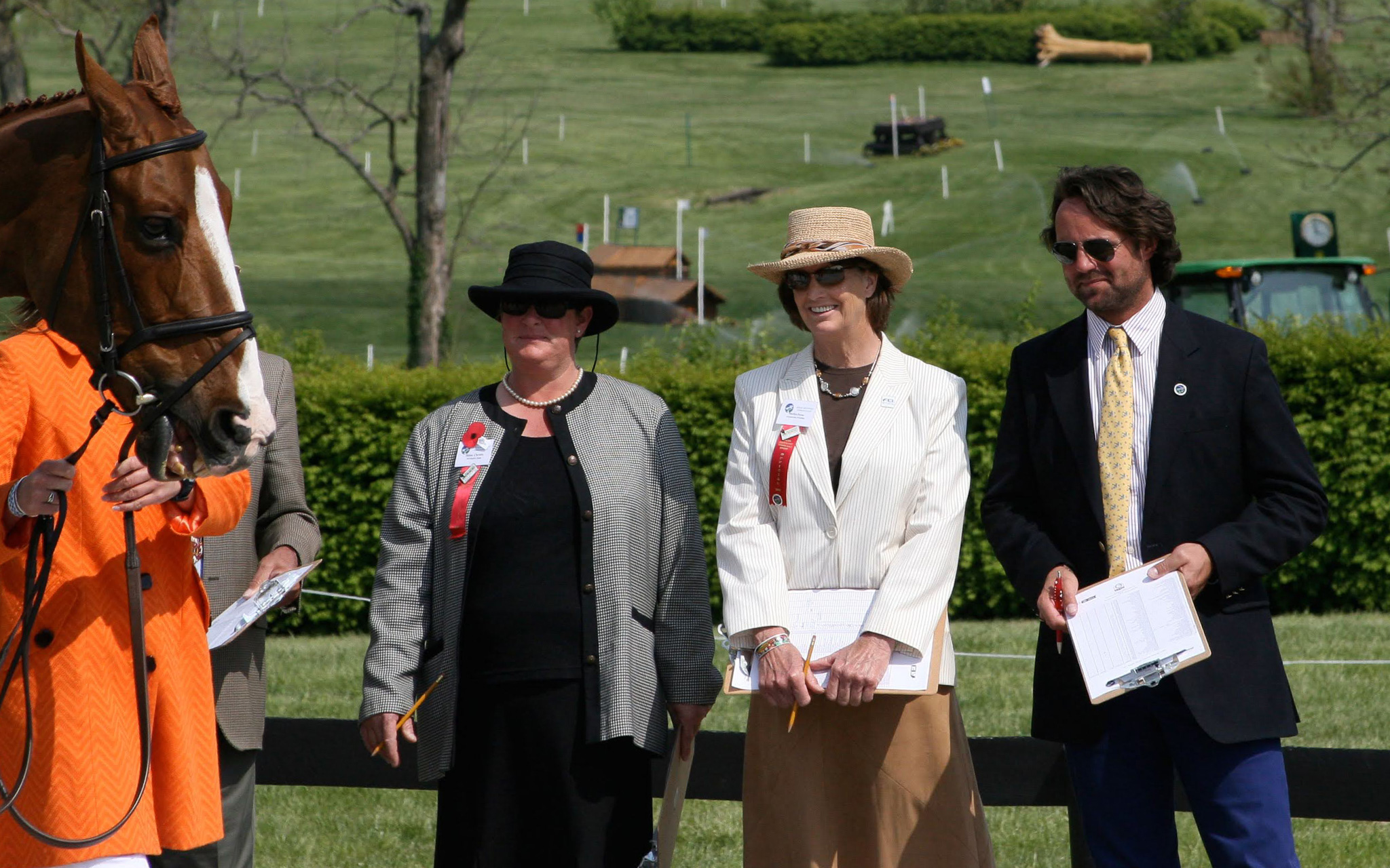 Marilyn Payne judging at Rolex