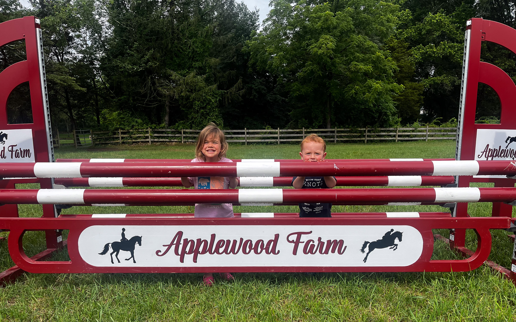 Applewood Farm cross-country jump